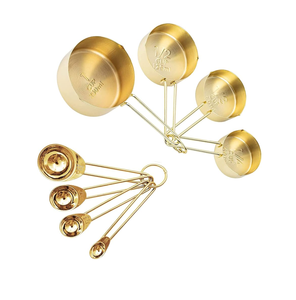 Top Quality Brass Measuring Scoop Cup 100% Original Quality Brass Spoon <b>Home</b> Kitchen Set and <b>Gifts</b> - Product Image 3