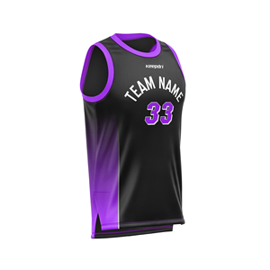 Maillots de basket-ball unisexes multicolores à séchage rapide imprimés sur mesure ensemble sans couture respirant service OEM ODM de l'usine du Vietnam - Product Image 1