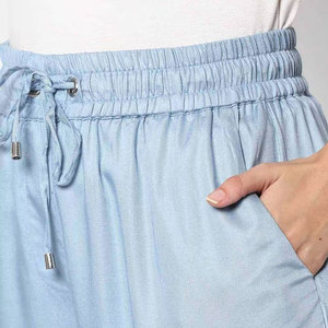 Pantalones Top Trendy Article Fresh Womens Pants Material de algodón puro Logotipo personalizado Impreso Color sólido Mujeres Jogging - Product Image 5