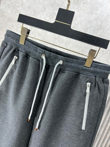 Pantalones Cortos Deportivos Casuales para Hombre, de Alta Calidad, con Logotipo Personalizado, Ecológicos, 100% Algodón Transpirable, con Decoración Estampada - Product Image 3