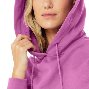 Femmes surdimensionné 100% coton polaire sweats à capuche à manches longues imprimé sweats avant culture pull imprimé hiver chandails pour l'automne - Product Image 5