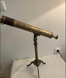 Telescopio Antiguo de Primera Calidad, Muy Bien Conservado, con Base y Soporte Hechos a Mano, Telescopio de Latón, el Mejor Artículo para Regalo - Product Image 2