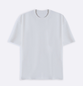 T-shirt pour homme en coton 100% à col rond et manches courtes, coupe classique, couleur unie, vêtement décontracté, jersey tricoté, teinture unie - Product Image 1