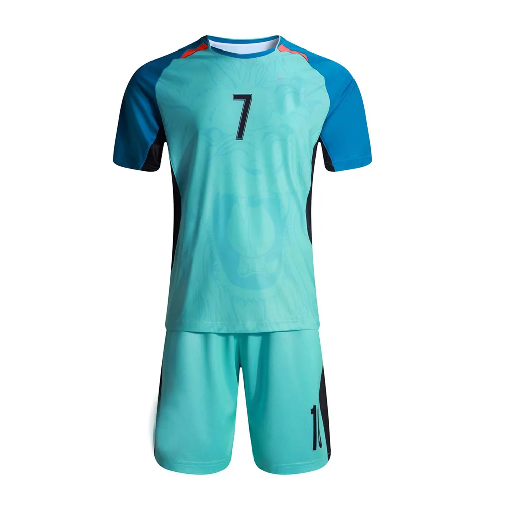 Kısa kollu tay ekibi için futbol kiti özel T-Shirt forması Retro futbol forması geri dönüşümlü Jersey