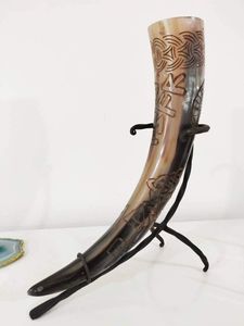 Festive Viking Drinking Horn Handcrafted for Mead and Ale Perfect for <b>Christmas</b> Feasts and Holiday Cheers - Product Image 5