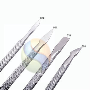 Empujador de Cutículas de Acero Inoxidable de Doble Extremo Premium, Herramienta de Belleza con Logotipo Personalizado, Empujador de Cutículas Profesional de Acero Inoxidable - Product Image 5