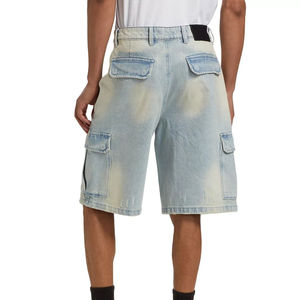 Shorts de plage amples pour hommes, style streetwear vintage, sportifs, respirants, en toile, décontractés - Product Image 6