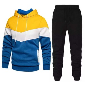 Vente chaude tenues survêtement vêtements de sport survêtements décontractés survêtement gymnases musculation entraînement jogging vêtements deux pièces ensemble - Product Image 1
