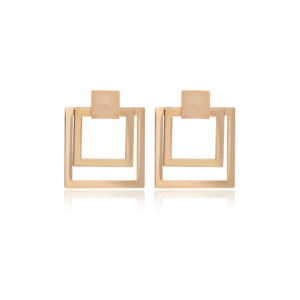 Three Square Design New Model Plain <b>Silver</b> <b>Stud</b> Earrings Turkish Wholesale 925 Sterling <b>Silver</b> Jewelry - Product Image 6