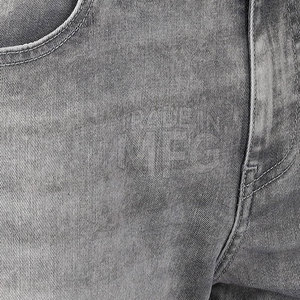 Pantalones vaqueros ligeros rectos de tiro medio para hombre de alta calidad y bajo precio con logotipo personalizado Servicio OEM de algodón 100% para venta en línea - Product Image 5
