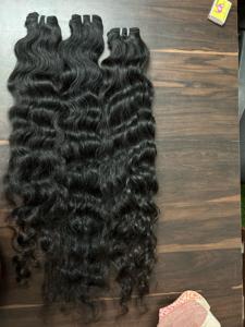 Haute Qualité 100g Sud Indien Vierge Remy Cheveux Bruts Authentique Naturel Noir Bouclés Trame Temple Cheveux Bruts Vierge Cheveux Humains - Product Image 6