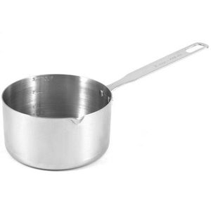 Utensilios de cocina de acero inoxidable 18/8, herramientas para hornear, jarra de leche de Metal, taza medidora y cuchara para uso doméstico en la cocina, diseño moderno - Product Image 1