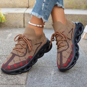 casual sneakers shoes unisex lightweight breathable <b>cushioned</b> non slip fashion sporty walking running all day comfort design - Product Image 5