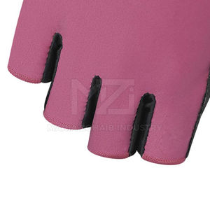 Gants de vélo en cuir personnalisés de haute qualité professionnels Demi-doigts Antidérapants Imperméables Vente chaude Nouveauté - Product Image 5