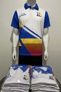 Polo de golf hecho a medida unisex, camisa de manga corta de alta calidad, diseño informal, tejido de punto transpirable, estampado personalizado a cuadros, venta - Product Image 2