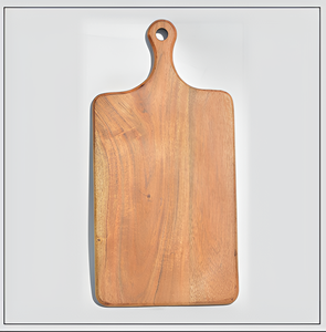 Fábrica al por mayor logotipo grabado personalizado cocina hecha a mano negro tabla de cortar de madera de acacia tabla de cortar de madera - Product Image 3