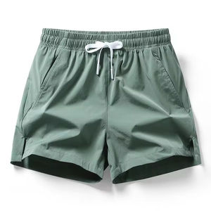 Shorts de Playa para Hombre 100% Algodón, Ecológicos, de Secado Rápido, para Verano, Deportes al Aire Libre, Casuales, Holgados - Product Image 2