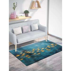 Alfombra de Peces Dorados, Alfombras de Peces, Alfombra Azul, Alfombras de Animales, Alfombra Impresa en 3D, Alfombra Suave con Pelo - Product Image 4