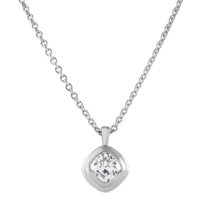 Colgante de Diamante de Laboratorio con Corte Cojín de 1.30 Quilates, Elegantes Dijes y Colgantes de Diamante - Product Image 1