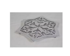 Good Quality Silver <b>Metal</b> Aluminium <b>trivet</b> & coaster for Table top and Kitchen Counter Top Best Selling Custom Logo in wholesale - Product Image 1