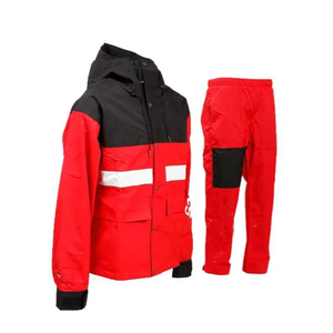 Veste zippée et pantalon de jogging unisexe en nylon à impression personnalisée Combinaison de sport coupe-vent Survêtement d'hiver pour hommes et femmes - Product Image 1