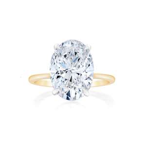 Bijoux en moissanite de haute qualité, bague solitaire en diamant pour couple, argent sterling S925, moissanite VVS1, bague de fiançailles et de mariage - Product Image 1