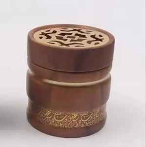 New Acacia <b>Wood</b> Bakhoor Incense <b>Burner</b> Premium Design Incense <b>Burner</b> Customised Incense <b>Burner</b> Best Regular Use Incense Holder - Product Image 5