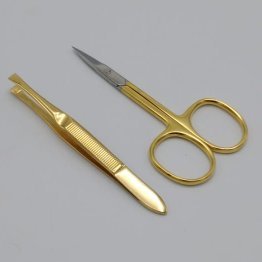 แหนบต่อขนตาแต่งหน้าทำจากสแตนเลสแหนบขนตาปลอมแบบปลายแหลม - Product Image 3