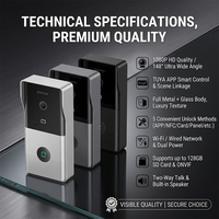 Solución de Intercomunicación Inteligente Hiwink, Videoportero WiFi con APP Tuya, Entrada sin Llave, Timbre IP Compatible con Panel de Control Inteligente
