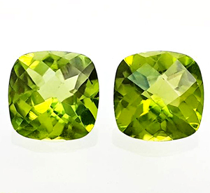 Lupa de calidad superior, cojín de peridoto verde genuino, forma de corte de tablero de ajedrez, piedra curativa preciosa para uso en joyería a granel - Product Image 1