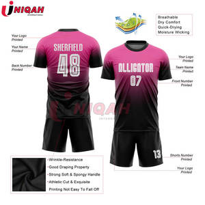 Maillot de football personnalisé à impression numérique par sublimation uniforme de nom de l'équipe maillots de football vêtements de football de haute qualité - Product Image 6
