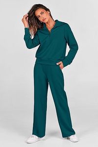 Chándales estampados de ropa de calle de invierno para mujer con logotipo personalizado Forro polar de diseño 2 en 1 - Product Image 6