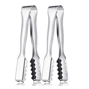 Pinces en acier inoxydable pour griller et cuisiner Pinces en métal faciles à nettoyer avec logo personnalisé - Product Image 6