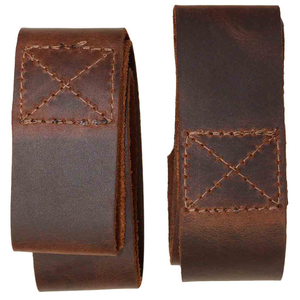 Correas de Levantamiento de Pesas de Cuero Transpirables y Antideslizantes, Diseño Nuevo, Color y Logotipo Personalizados, Resistentes, para Gimnasio y Fitness - Product Image 3