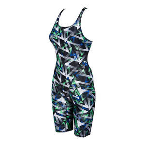 Maillots de bain d'une seule pièce de dames de service d'OEM dans le maillot de bain teint par plaine de couleur unie pour l'usage extérieur - Product Image 2