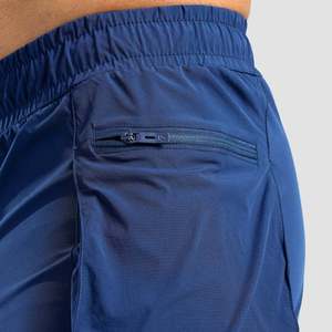 Pantalones Cortos Deportivos Aero (Azules) 100% Poliéster Cómodos Tallas XS XXS Cierre de Cremallera con Cordón Ajustable Logos de Moda - Product Image 5