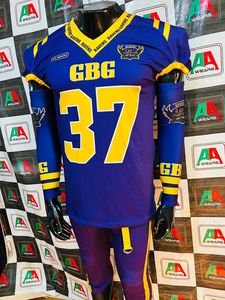 Último Uniforme de Entrenamiento de Fútbol Americano, Jersey Bordado por Sublimación Transpirable, Pantalón Integrado, Chaqueta Reversible de Pakistán - Product Image 5