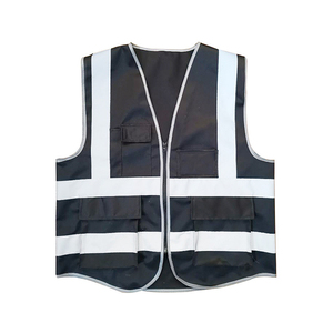 Veste de sécurité durable avec bandes réfléchissantes respirante légère et parfaite pour les travaux routiers de construction et l'utilisation en extérieur - Product Image 3