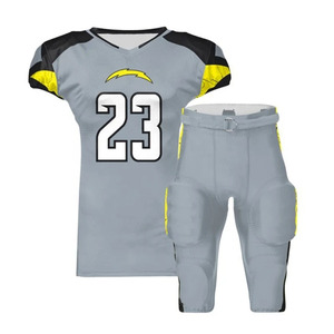Maillot de football américain pour homme, uniforme sublimé avec logo personnalisé, ensemble de numéros de style uni et respirant pour usage sportif - Product Image 2