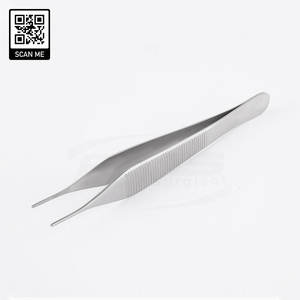 Pinzas Dentadas Adson de 125 mm, Pinzas Quirúrgicas Manuales de Acero Inoxidable Alemán, Pinzas de Disección para Cirugía Plástica y Dermatología - Product Image 3
