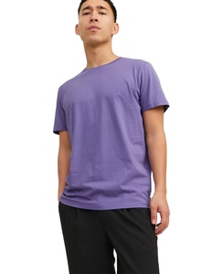 Wholesale 100% Cotton Blank Men's T-Shirts Customize Print LOGO T-Shirt Custom Breathable Cotton T Shirt Printing Embroidered - Product Image 5