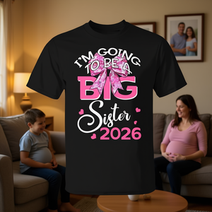 Maglietta per l'annuncio della gravidanza 2026: Sorella Maggiore in Attesa - Per Futura Mamme - Product Image 3