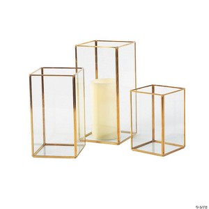 Venta caliente MESA DE BODA centro de mesa linterna decorativa elegante acabado decoración del hogar fiesta decoración precio al por mayor - Product Image 1