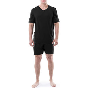 Conjunto de Verano Personalizado para Hombre, Camiseta de Manga Corta y Pantalones Cortos, Dos Piezas, Transpirable, de Algodón - Product Image 1