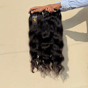 Venta al por mayor crudo indio cutícula alineados pelo indio humano visón camboyano pelo crudo paquetes con HD Frontal - Product Image 2
