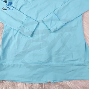 Women's Lightweight Zipper Front Custom Printed Logo Quick Dry Soft Stretch Yoga <b>Tops</b>-<b>Long</b> <b>Sleeve</b> Activewear - Product Image 6