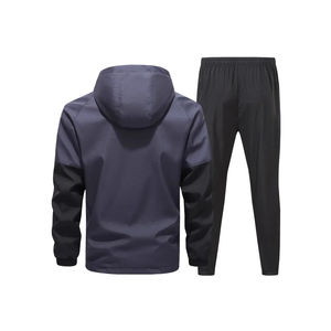 Survêtements imprimés d'hiver personnalisés ensembles de vêtements de sport unisexes en gros logo personnalisé 100% coton pantalon de jogging lourd à capuche 2 1 - Product Image 5