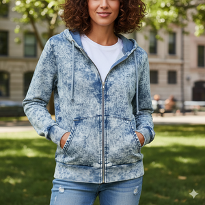 Sudadera con capucha de lavado ácido para mujer, ropa de calle, sudaderas con capucha lavadas Vintage para mujer, Top con capucha de lavado ácido de Invierno para mujer - Product Image 6