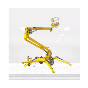 Plataforma Elevadora Telescópica Remolcable de 8-20m y 250kg con Giro de 360°, Precio de Venta Caliente - Product Image 1