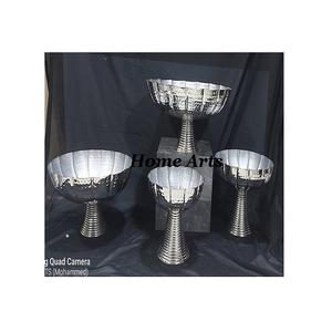 ชุดถ้วยขนมหวาน4ขนาดดีไซน์ยอดนิยมสีเงินถ้วยเสิร์ฟขนมสำหรับวันที่ขายดีที่สุด - Product Image 1